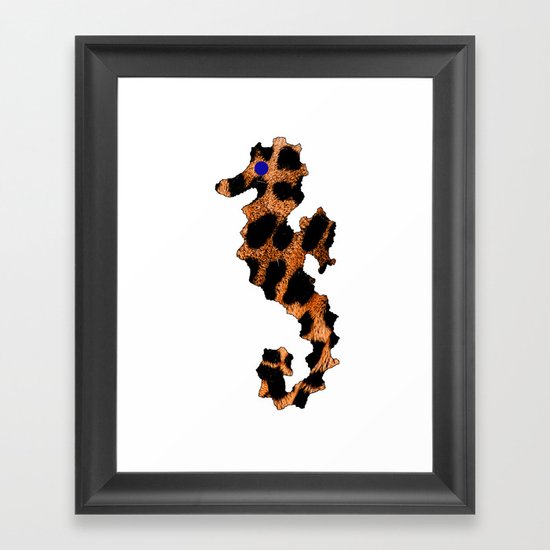 SEA LEOPARD Framed Art Print