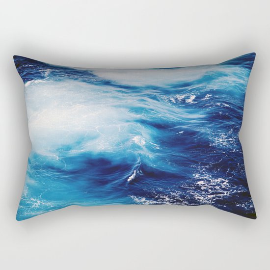 Ocean waves Rectangular Pillow