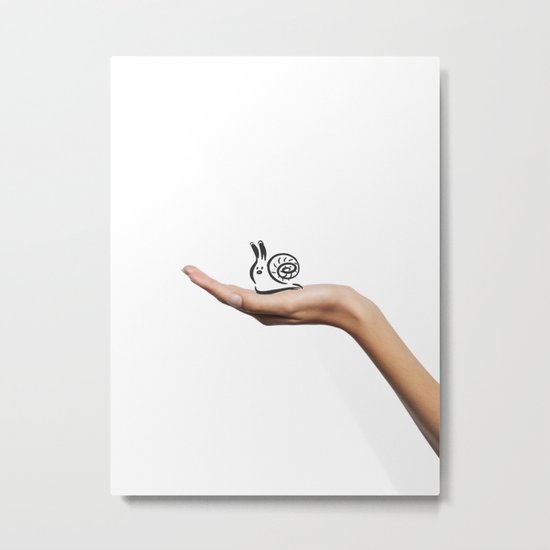 Tiny friend Metal Print