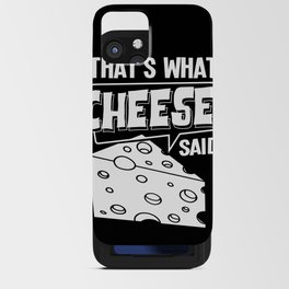 Cheese Board Sticks Vegan Funny Puns iPhone Card Case