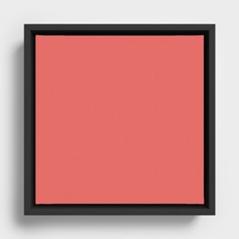 Alluring Red Framed Canvas