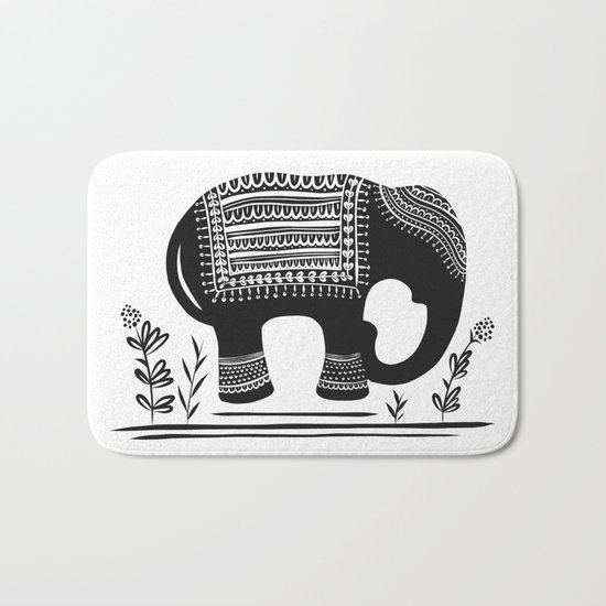 Lucky Elephant Bath Mat