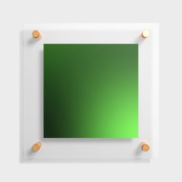 45 Green Gradient Background 220713 Minimalist Art Valourine Digital Design Floating Acrylic Print