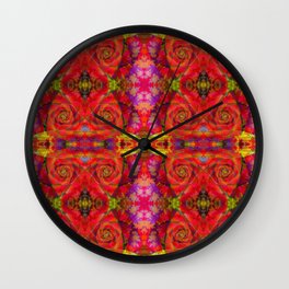 Bed of Roses Wall Clock