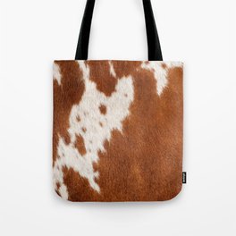 Cowhide, Cow Skin Pattern, Farmhouse Decor Tote Bag