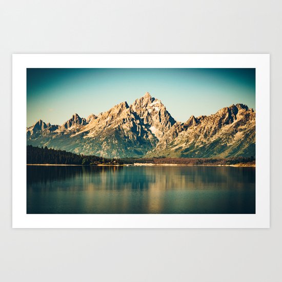 Mountain Lake Escape Art Print