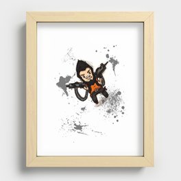 Borderlands 2 - Chibi Gunzy! Recessed Framed Print