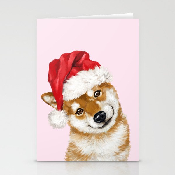 Christmas Shiba Inu Stationery Cards