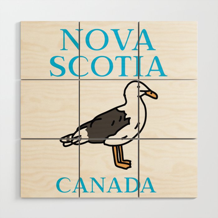 Nova Scotia, Seagull Wood Wall Art