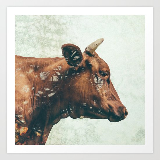 Portrait of Bess Art Print