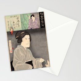 The Ghost of Okome (Toyohara Kunichika) Stationery Card