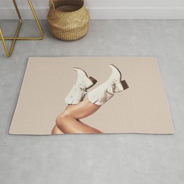 These Boots - Neutral / Beige Area & Throw Rug