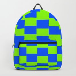 3  Abstract Grid Checkered 220718 Valourine Design  Backpack