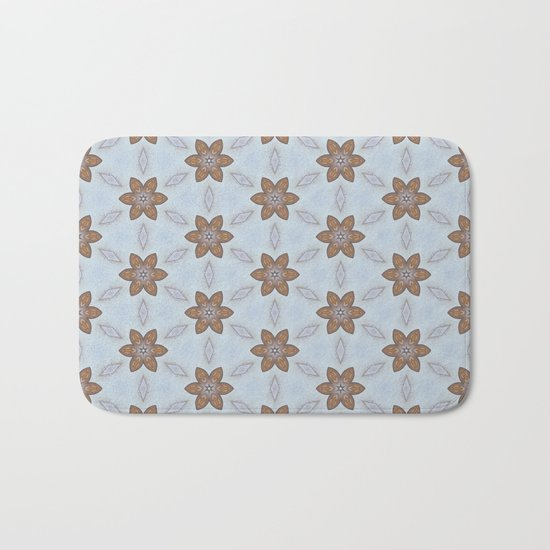 Flower Abstract Bath Mat