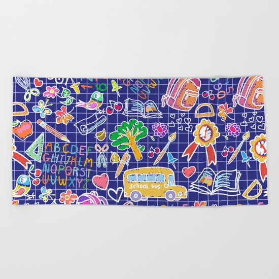 School teacher #7 Beach Towel