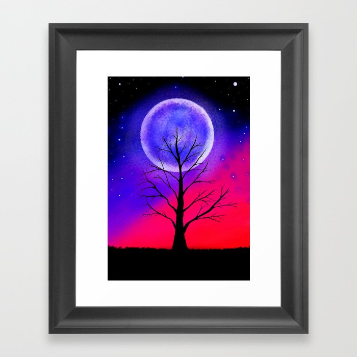 Luar - The Moon Framed Art Print