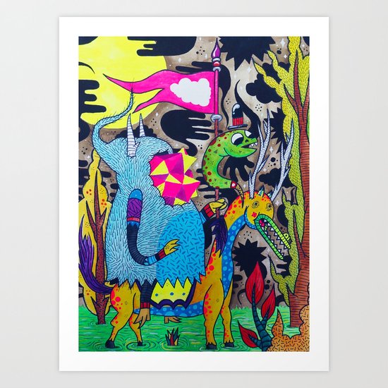 We Came to Conquer Art Print