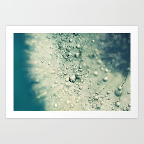 Denim Dandy Drops Art Print