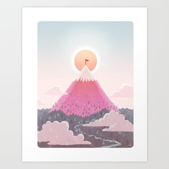 Mt. Magic Art Print
