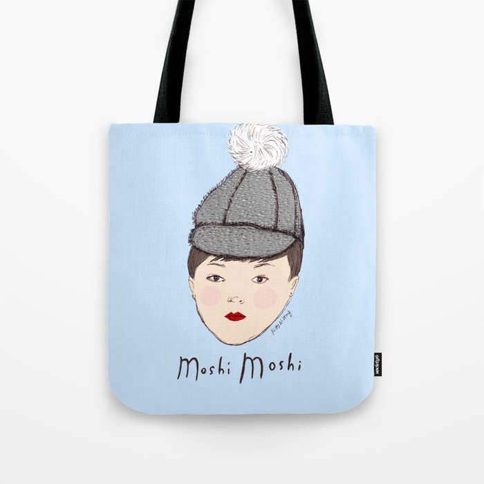 Moshi Moshi - Blue Tote Bag