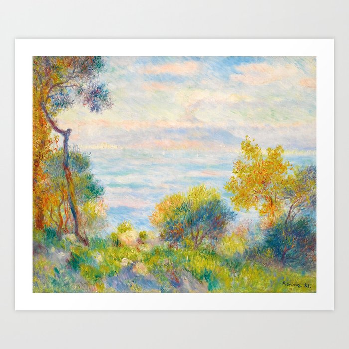 Pierre-Auguste Renoir "Capo di Monte, Sorrente (Baie de Naples)" Art Print