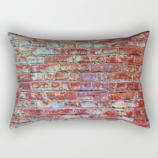 Brick Wall Rectangular Pillow