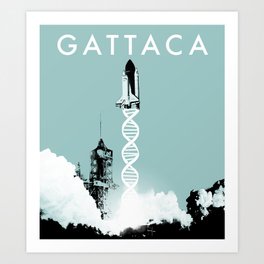 Gattaca - Movie Poster Art Print
