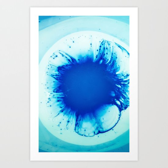 Blue eye Art Print
