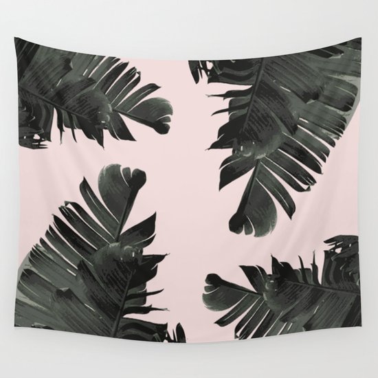 Tropical palm spring Wall Tapestry
