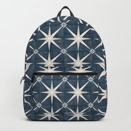 arlo star tile - stone blue Backpack