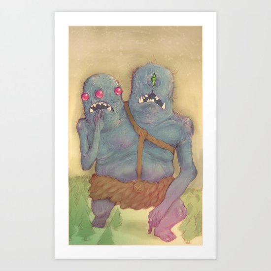 WE'RE EVIL!!! Art Print