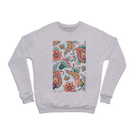 Paisley floral seamless pattern Crewneck Sweatshirt