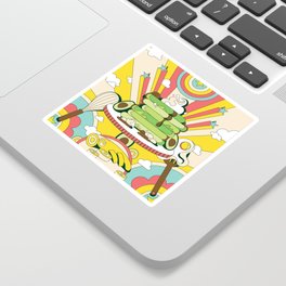 Avocado Pancakes Sticker