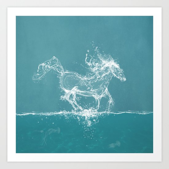 The Water Horse Art Print