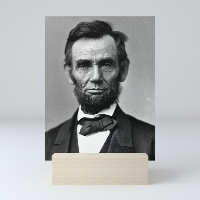 Portrait of President Abraham Lincoln Mini Art Print