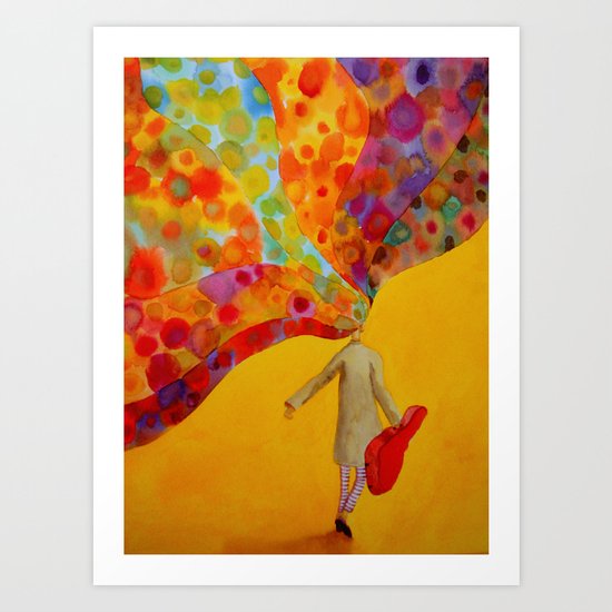 sur la route Art Print