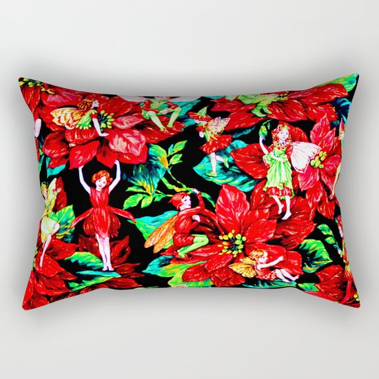 Fairy Flower | Christmas Spirit Rectangular Pillow