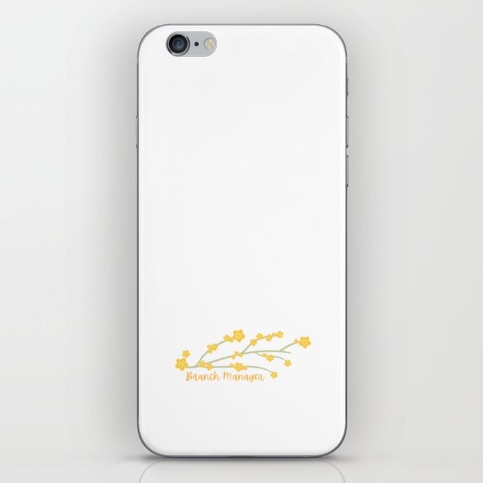 Branch Manager Yellow by WIPjenni iPhone Skin