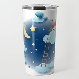 Over the Clouds Travel Mug