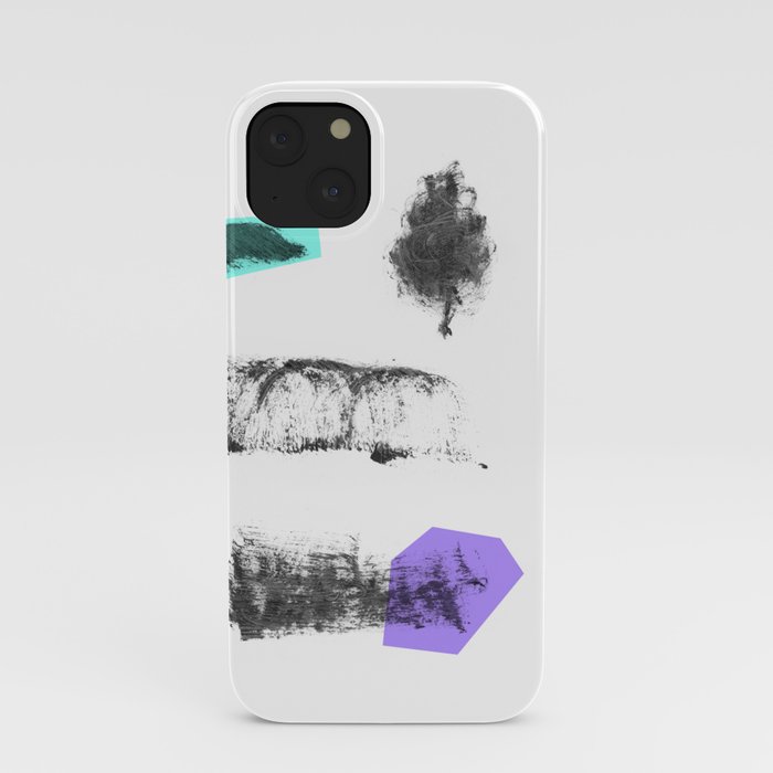 Geometry abstract Memphis pattern iPhone Case