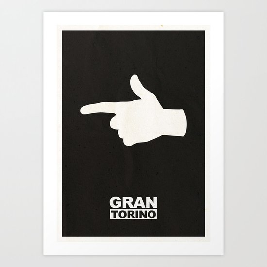 Minimalist Gran Torino Poster Art Print