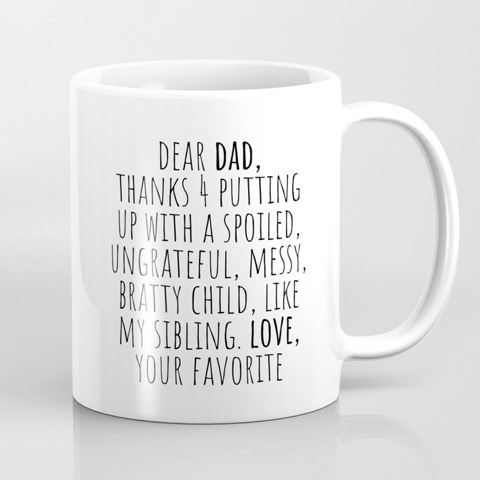 Dear Dad Coffee Mug