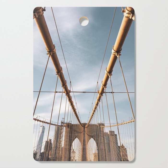 Brooklyn Bridge Views | Travel Photography | New York City Cutting Board