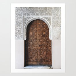 Granada Doorway Art Print