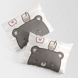 Boba Bear Pillow Sham