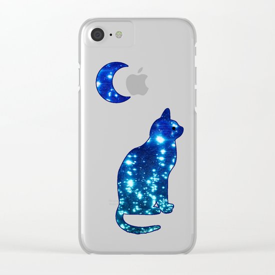 STAR CAT Clear iPhone Case