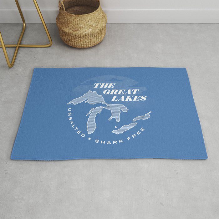 The Great Lakes - Unsalted & Shark Free (Inverse) Rug