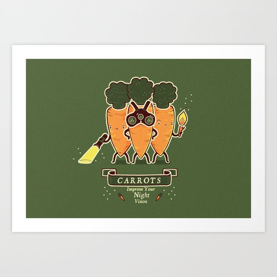 Carrots Art Print