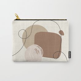 Swedish Minimalist Abstract Scandi Look Carry-All Pouch