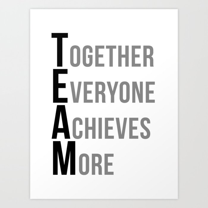 Team Work Quotes, Office Decor, Office Wall Art, Office Art, Office ...